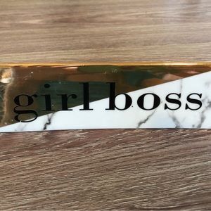 Girl boss paperweight desk decor